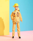 Barbie Firefighter Doll, Blonde, Wearing Firefighter Uniform and Hat, for 3 to 7 Year Olds