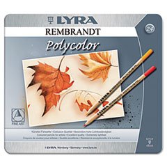 Artist Colored Woodcase Pencils, Assorted, 24 Per Pack By: LYRA