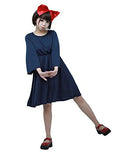 miccostumes Women's Witch Halloween Cosplay Costume Witch Dress Dark Blue