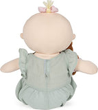 GUND Baby Baby Doll with Teddy Bear Plush Blonde, Green Romper, 9"