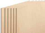 3MM 1/8" x 12" x 20" Baltic Birch Plywood - B/BB Grade (Pack of 6) Ready for Glowforge Laser Printers - Perfect for Arts and Crafts, School Projects and DIY Projects