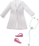 Barbie Doctor Doll (12-in/30.40-cm), Brunette Hair, Curvy Shape, Doctor Coat, Print Dress, Stethoscope Accessory, Great Toy Gift for Ages 3 Years Old & Up
