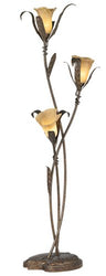 Franklin Iron Works Intertwined Lilies Floor Lamp