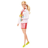 Barbie Olympic Games Tokyo 2020 Sport Climber Doll with Uniform, Tokyo 2020 Jacket, Medal, Harness, Weight and Climbing Clips for Ages 3 and Up