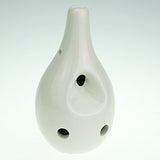 Hand Painting"Plum Blossom" 6 Hole Ocarina,Alto C,Glazed Ceramic,Beautiful Design,Water Drop Style by OcarinaWind