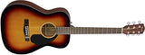 Fender CC-60S Concert Acoustic Guitar, Walnut Fingerboard, Sunburst