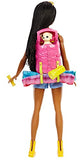 Barbie It Takes Two “Brooklyn” Camping Doll (11.5 in Brunette with Braids) with Pet Puppy, Backpack, Sleeping Bag & 10 Camping Accessories, Gift for 3 to 7 Year Olds