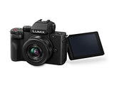 Panasonic LUMIX G100 4k Mirrorless Camera, Lightweight Camera for Photo and Video, Built-in Microphone, Micro Four Thirds with 12-32mm Lens, 5-Axis Hybrid I.S, 4K 24p 30p Video, DC-G100KK (Black)