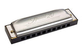 Hohner Diatonic Harmonica, Silver (M560086)