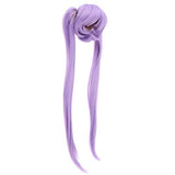 Prettyia 1/3 BJD Doll Purple Straight Wig Ponytail DIY Accessory for 60cm Night Lolita Doll