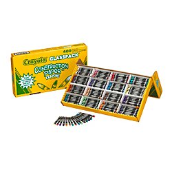 Crayola 52-1617 Class Pack Crayola Construction Paper Crayons, 25 ea. of 16 Colors, 400/Set
