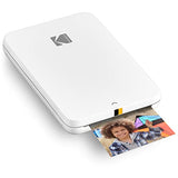 Kodak Step Slim Instant Mobile Photo Printer - Kit: 20 Pack Zink Paper, case