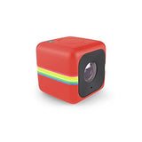 Polaroid Cube+ 1440p Mini Lifestyle Action Camera with Wi-Fi & Image Stabilization (Red)