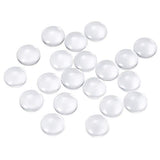 Crystal Dome Cabochons - 100pcs 16mm Round Photo Cameo Pendant Craft Tile Jewelry Making