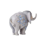 Enesco Jim Shore Heartwood Creek Elephant Miniature Figurine, 3 Inch, Multicolor