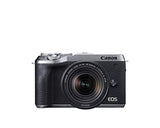 Canon Mirrorless Camera [EOS M6 Mark II] for Vlogging + EF-M 18-150mm lens + EVF Kit|CMOS (APS-C) Sensor| Dual Pixel CMOS Auto Focus| Wi-Fi |Bluetooth| 4K Video, Silver