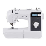 Brother ST150HDH Sewing Machine, Strong & Tough, 50 Built-in Stitches, LCD Display, 9 Included Feet & Sewing and Embroidery Bobbins 10-Pack, SA156,Clear