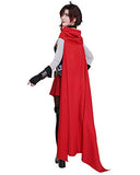 miccostumes Women's Volume 7 Ruby Rose Cosplay Costume with Cloak and Belts Set (Small)