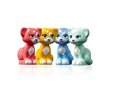 LEGO Friends Animals Pack - 10 X Small Cat Kittens 🐈 Pack (Tan, Yellow, Pink, Blue, and Aqua Colors) Very Small