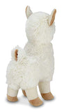 Bearington Alma Plush Stuffed Animal Llama, 10 inches