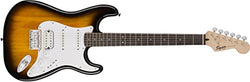 Squier by Fender Bullet Stratocaster Beginner Hard Tail Electric Guitar - HSS - Brown Sunburst