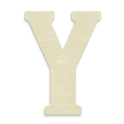 UNFINISHEDWOODCO 23-Inch Unfinished Wood Letter, Large, Letter Y