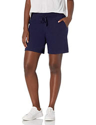 Hanes Women's Jersey Short, Navy, XX-Large
