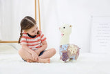 Oternal Alpaca Plush Doll, Soft and Snuggly Plush Stuffed Animal, 16-inch Large Plush Alpaca for Kids, Cute Alpaca Plushie, Colorful Snowflake Stuffed Alpaca, Cuddly and Huggable Animal Plushies