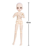 UCanaan BJD Doll, 1/4 SD Dolls 18 Inch 18 Ball Jointed Doll DIY Toys with Full Set Clothes Shoes Wig Makeup, Best Gift for Girls-Carol