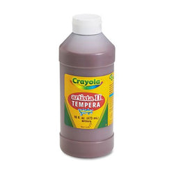 Crayola® Artista II Washable Tempera Paint, Brown, 16 Ounces