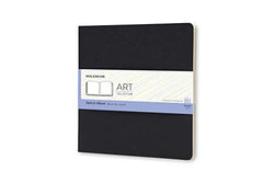 Moleskine Art Plus Soft Cover Sketch Album, Plain, Square (7.5" x 7.5") Black - Sketch Pad for
