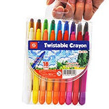 S 144PCS 6 PACKS 24Colors Mini Twistable Crayons Set, Wholesale Bright Twistable Crayons in Bulk