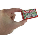 World's Smallest Scrabble - World's Smallest Monopoly - Miniature Playing Cards - Bundle Set of 3
