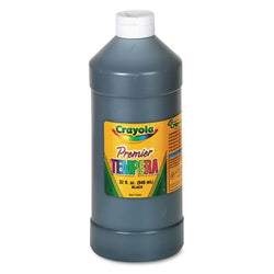 Crayola Products - Crayola - Premier Tempera Paint, Black, 32 oz - Sold As 1 Each - Brilliant
