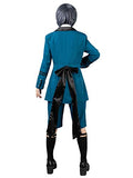 Cosfun Black Butler 2 Ciel Phantomhive Cosplay Costume Blue Sets mp003218 (X-Small)