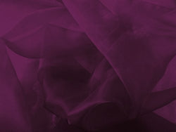 Crystal Organza Plum 58 Inch Fabric By the Yard (F.E.®)