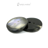 RayLineDo Pack of 95-100pcs 11.5MM Lady Children Shirts Cuff Resin Dazzle Color Buttons for