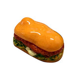 BARMI 5Pcs Mini Resin Simulation Hamburger Fake Food Accessory Doll House Play Toys,Perfect DIY Dollhouse Toy Gift Set B