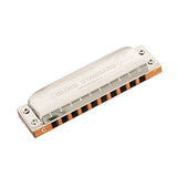 East top Harmonica C, Wood Comb Blues Harmonica 10 Holes 20 Tones Mouth Organ For Adults, Beginners, Professionals and Students