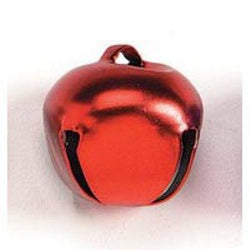 1in. Matte Red Jingle Bells (pack of 8)