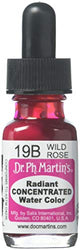Dr. Ph. Martin's Radiant Concentrated Water Color, 0.5 oz, Wild Rose (19B)