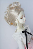 JD079 7-8inch 8-9inch Portrait BJD Doll Wigs 1/4 1/3 MSD SD Synthetic Mohair Doll Accessories (Blond, 7-8inch)