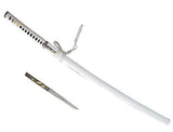 Handmade White Zetsurin Samurai Katana Sword Sharp