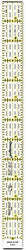 Dritz Omnigrid Quilter's Ruler, 1 by 12-1/2-Inch