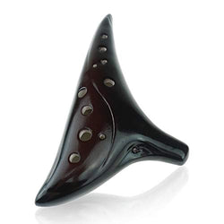 Professional Dragon Rythem 12 Hole Alto C Smoked Ceramic Ocarina, Collectible, Gift Ideas,Unique Design Music Instrument Gift Idea