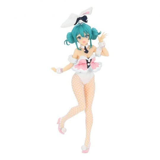 Furyu - BiCute Bunnies - Hatsune Miku White Rabbit Figure (Baby Pink version)