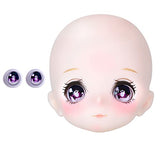 Labstandard 1/4 BJD Doll Accessories, 1st Generation tan Skin Doll Cute Anime Expression Craniotomy Version (4 Pairs of Eyes)