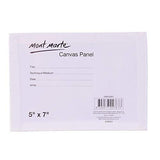 Mont Marte Canvas Panel (Pack of 24), 5 X 7 inches, Canvas Panel Great for Students to Professional Artists