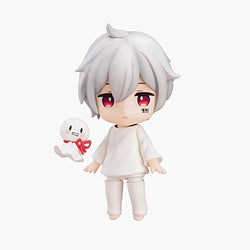 JJRPPFF Q Version Mafumafu Figure, 3.9 Inches Celebrities Character Model, Multiple Accessories Changeable, Joint Movement Nendoroid, PVC Material Game Girl Figma (for Gift Collection)