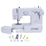 Uttuio Mechanical Sewing Machine With Accessory Kit - 63 Stitch Applications - Easy To Use & Great for Beginners